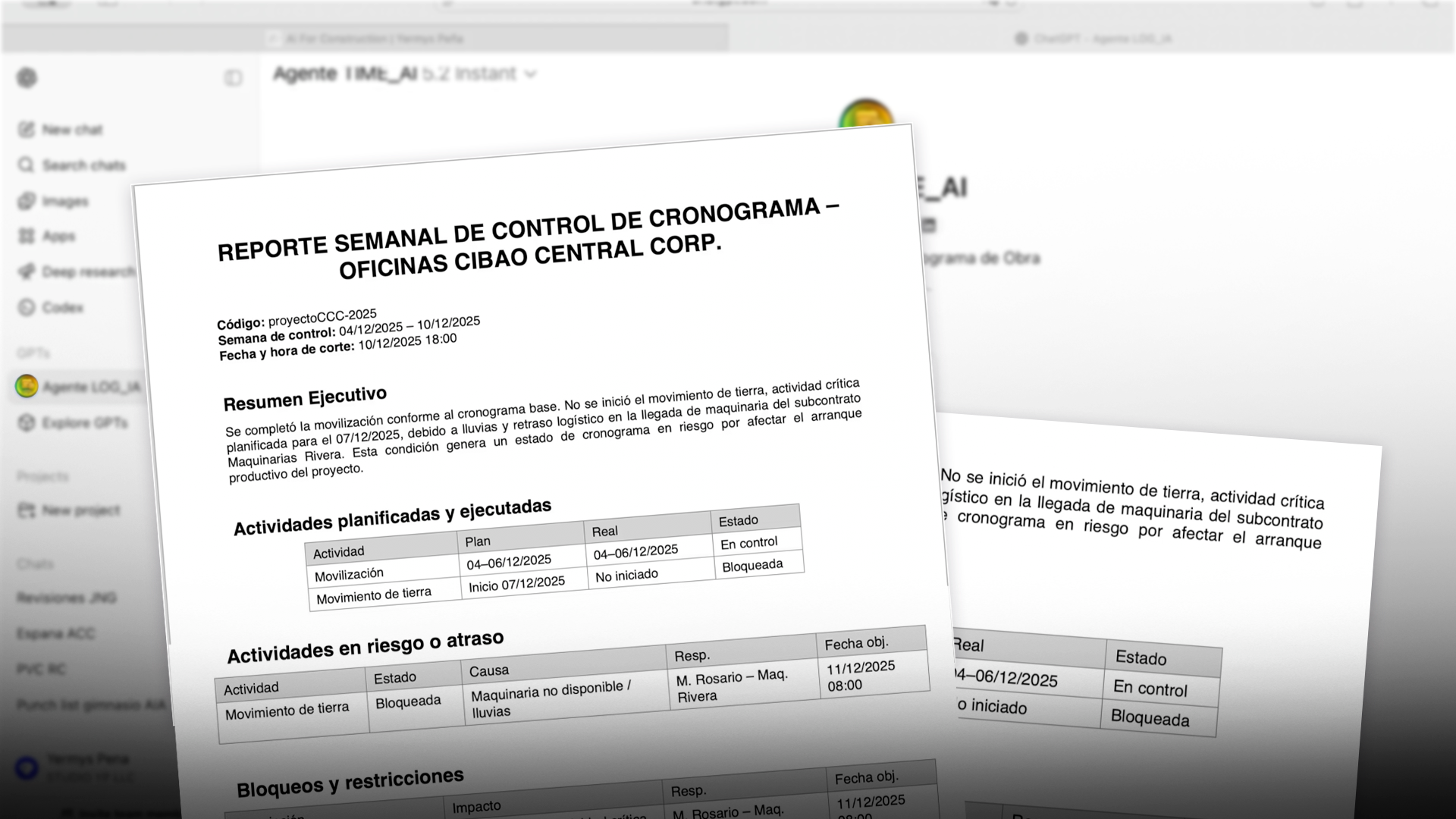 TIME-IA – Cronograma